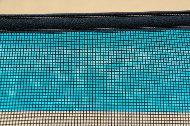 Removable Mesh Fence in Residential Setting